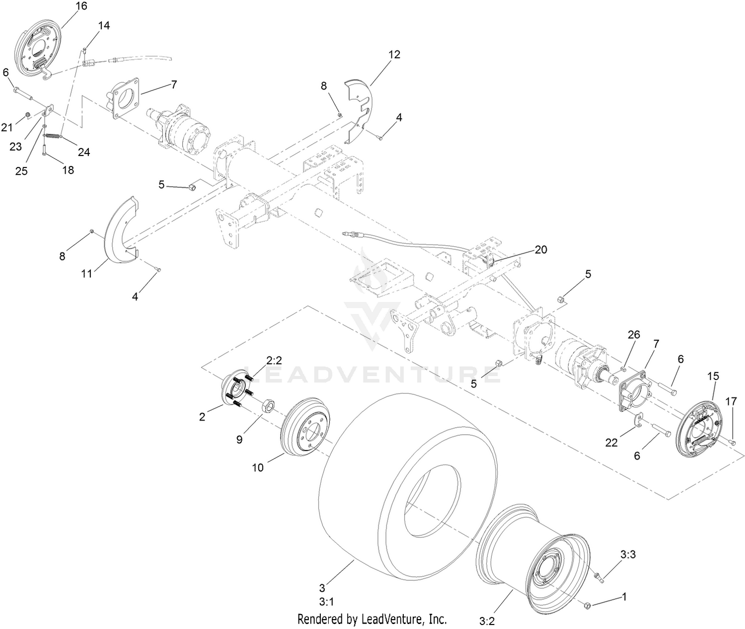 Front Axle Assembly