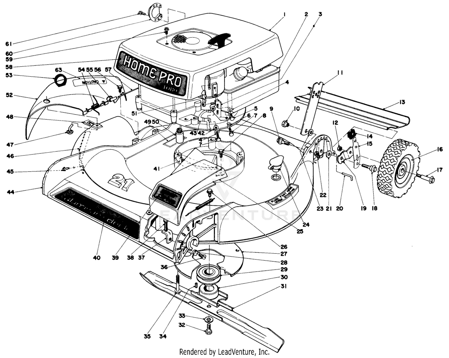 Housing And Engine Assembly