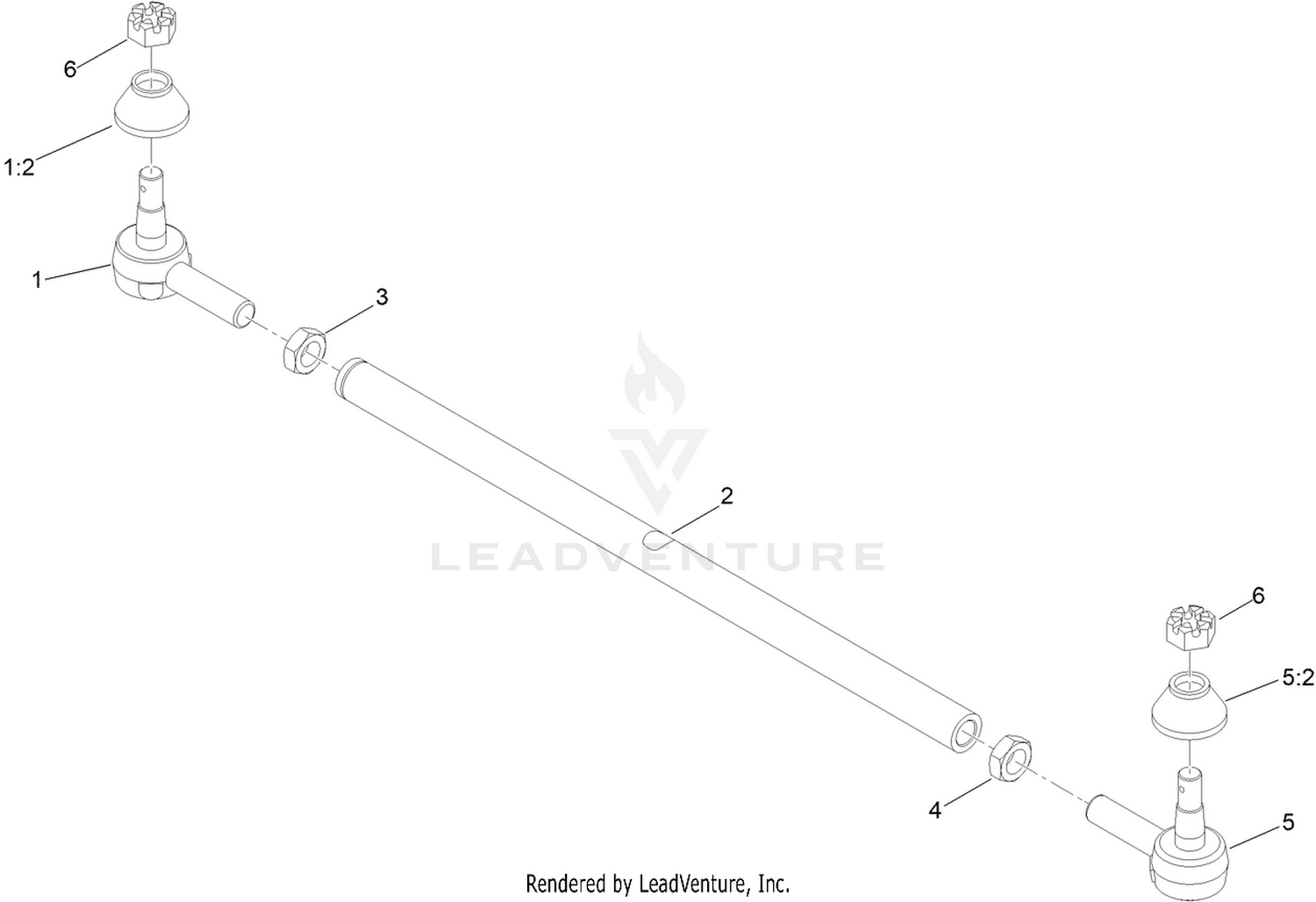 Tie Rod Assembly No. 133-6462