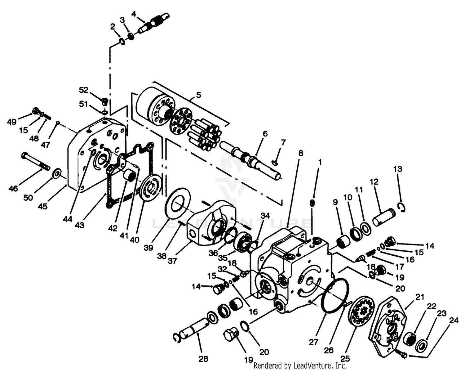 Hydraulic Pump Assembly N0. 92-9023
