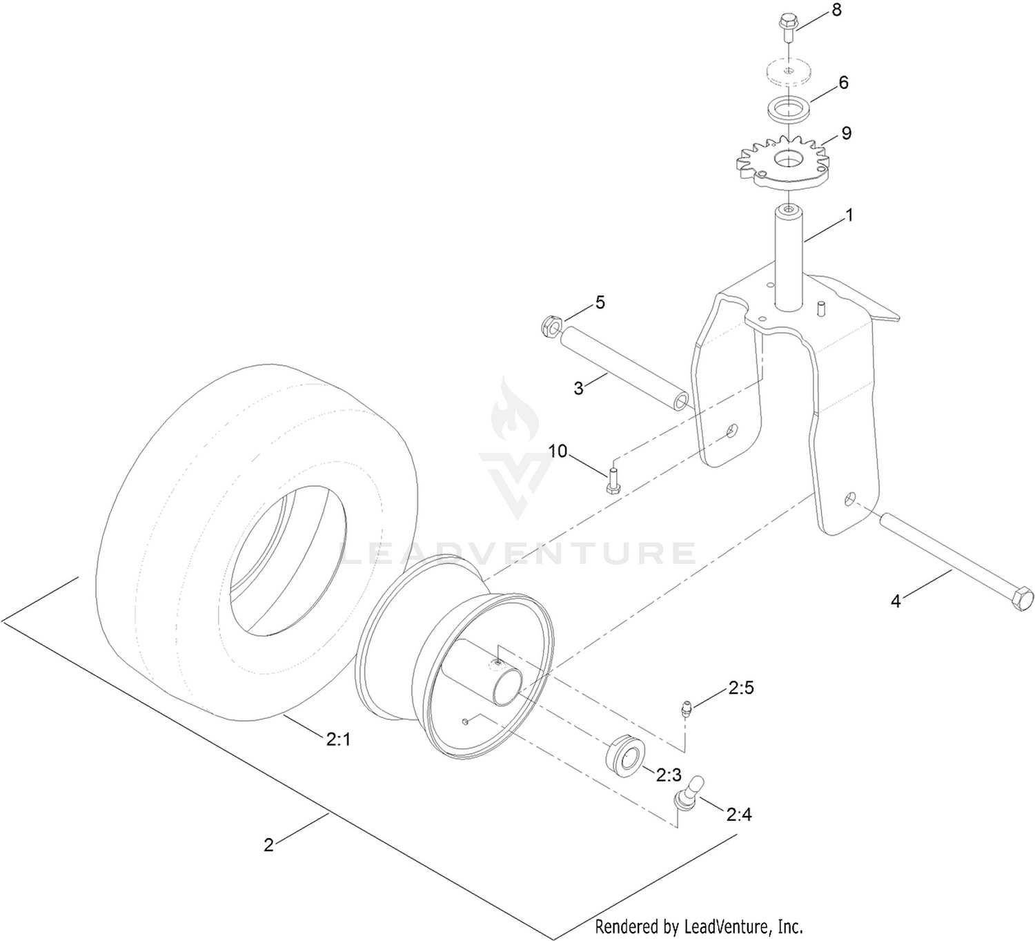 Caster Wheel Assembly