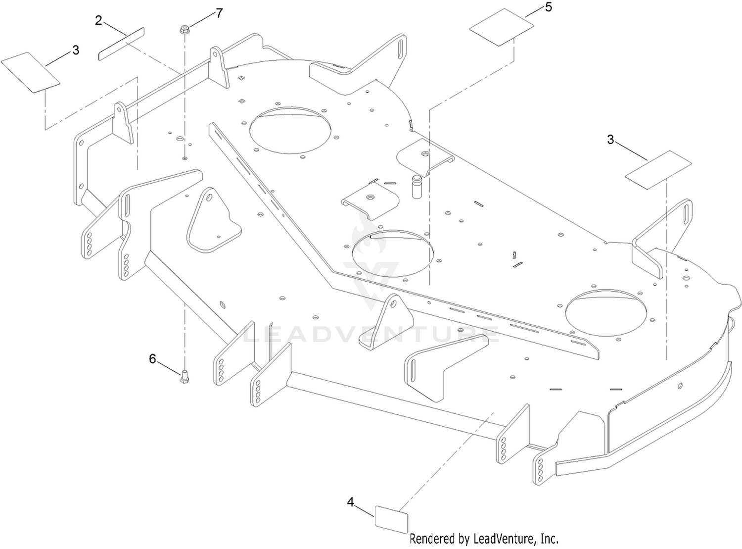 Deck Decal Assembly No. 140-0352