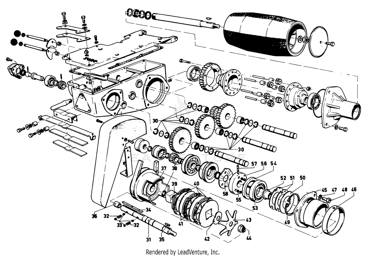 Transmission Case Assembly (continued)
