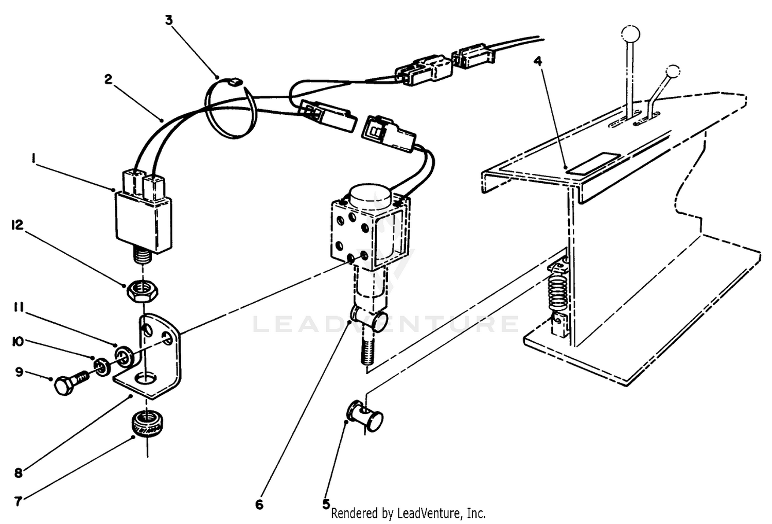 Circuit Breaker Mounting-Kit Greens Aerator