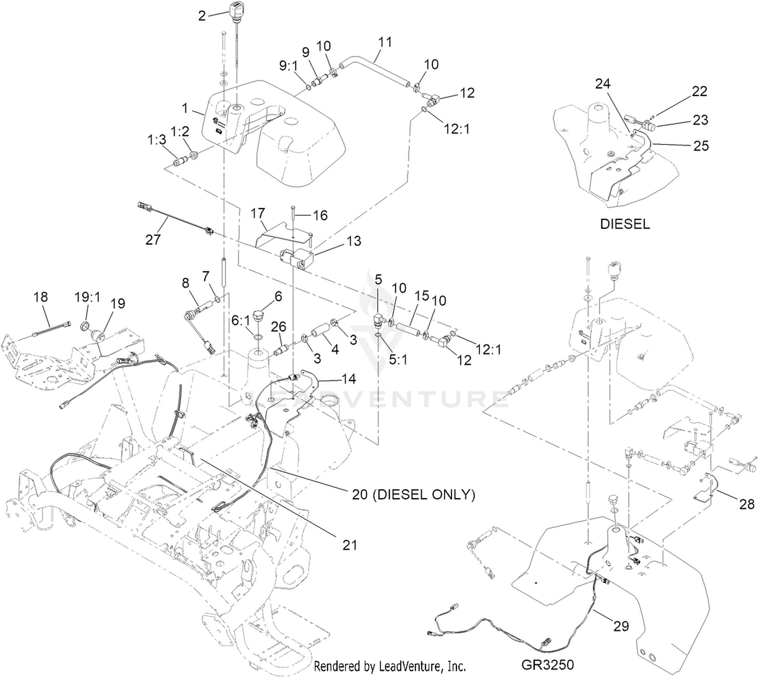 Leak Detector Kit Assembly