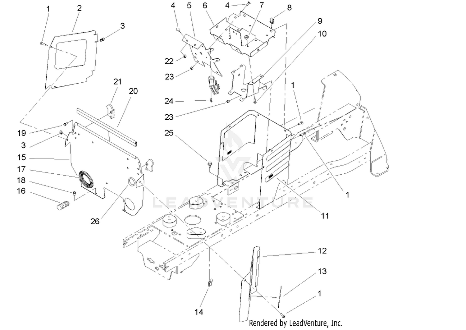 Hoodstand and Firewall Assembly
