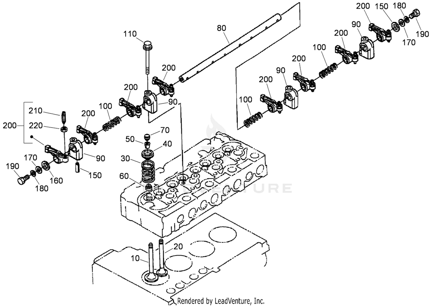 Valve and Rocker Arm Assembly