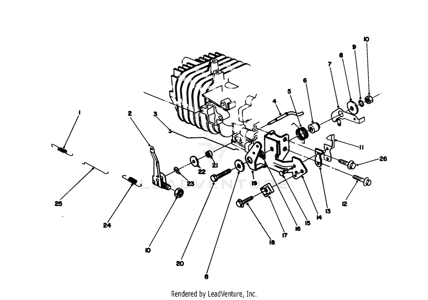Governor Assembly (engine No. 47pm1-2)