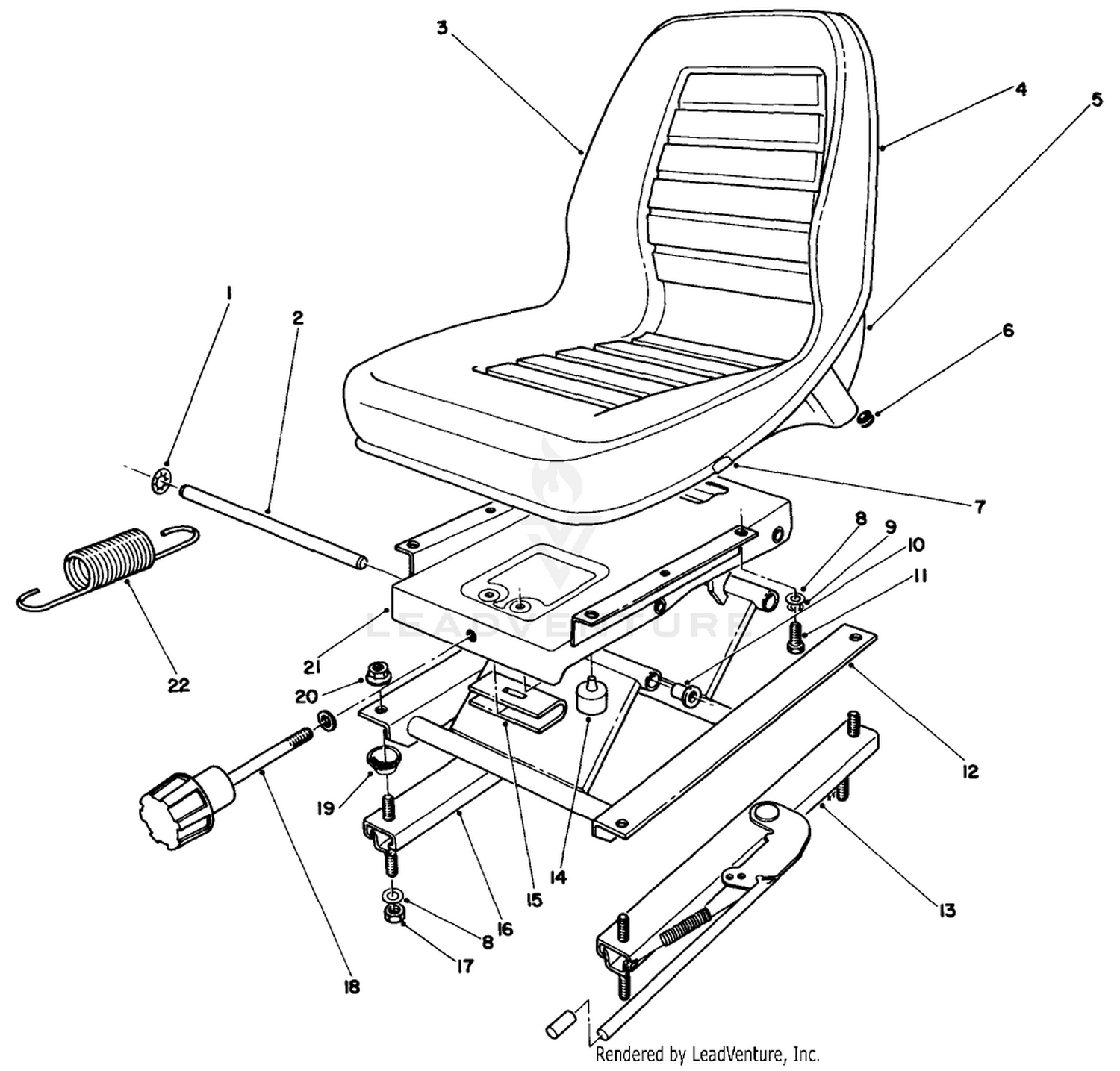 Deluxe Seat Kit Model No. 30772