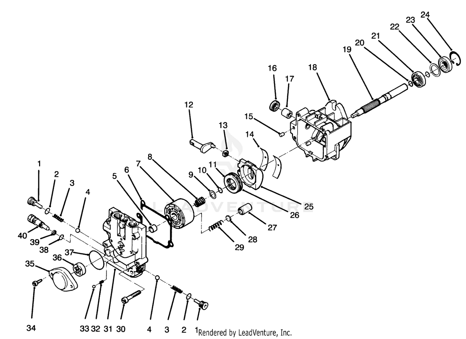 Hydraulic Pump Assembly No. 82-8220
