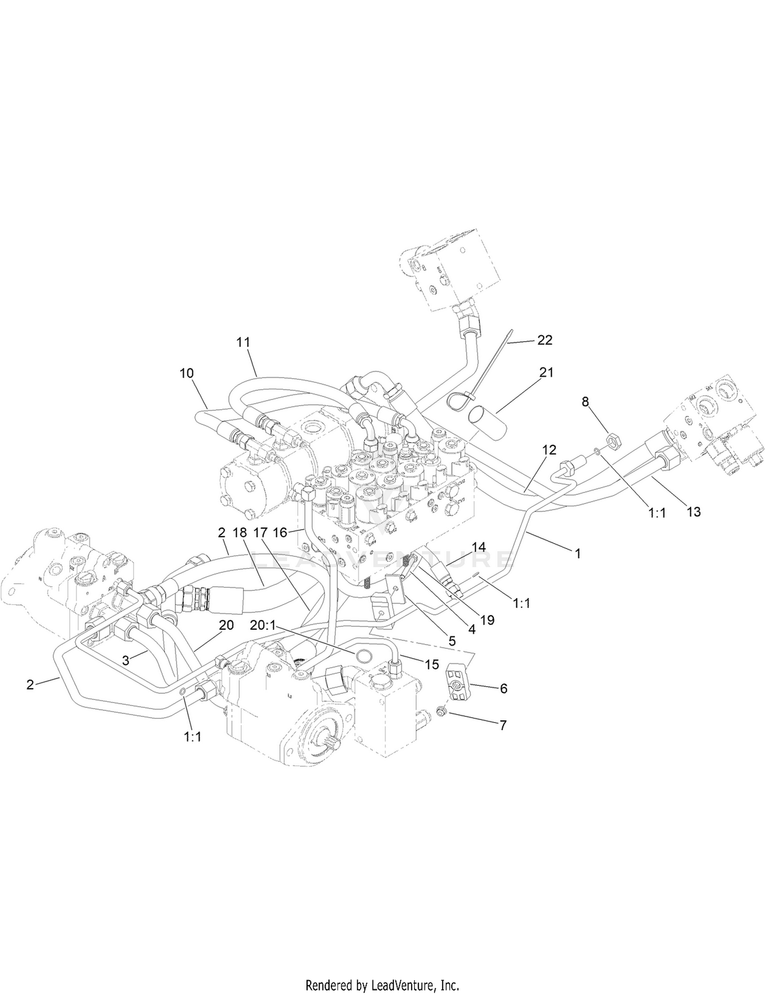 Traction Hydraulic Assembly