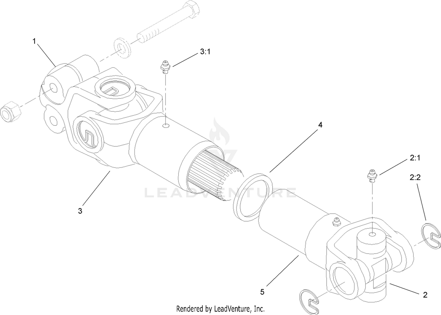 Driveshaft Assembly No. 98-2918