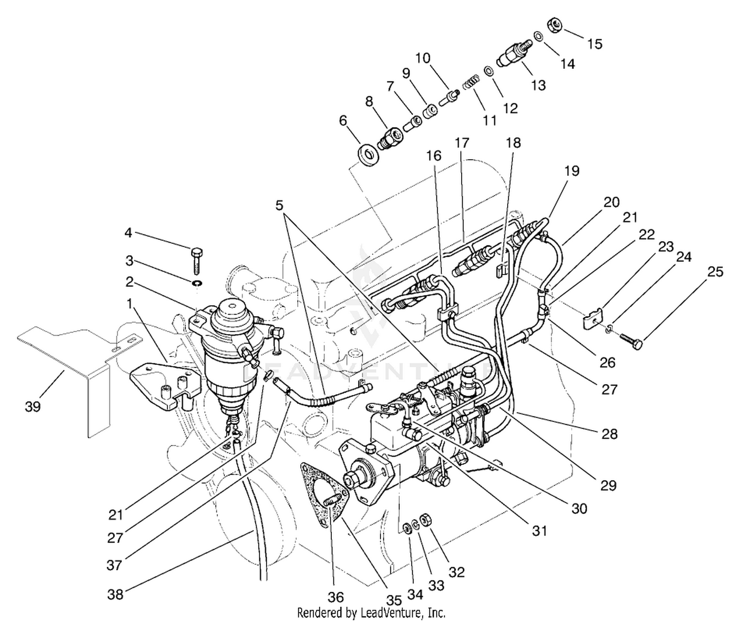 Injection Pump  Nozzle Components