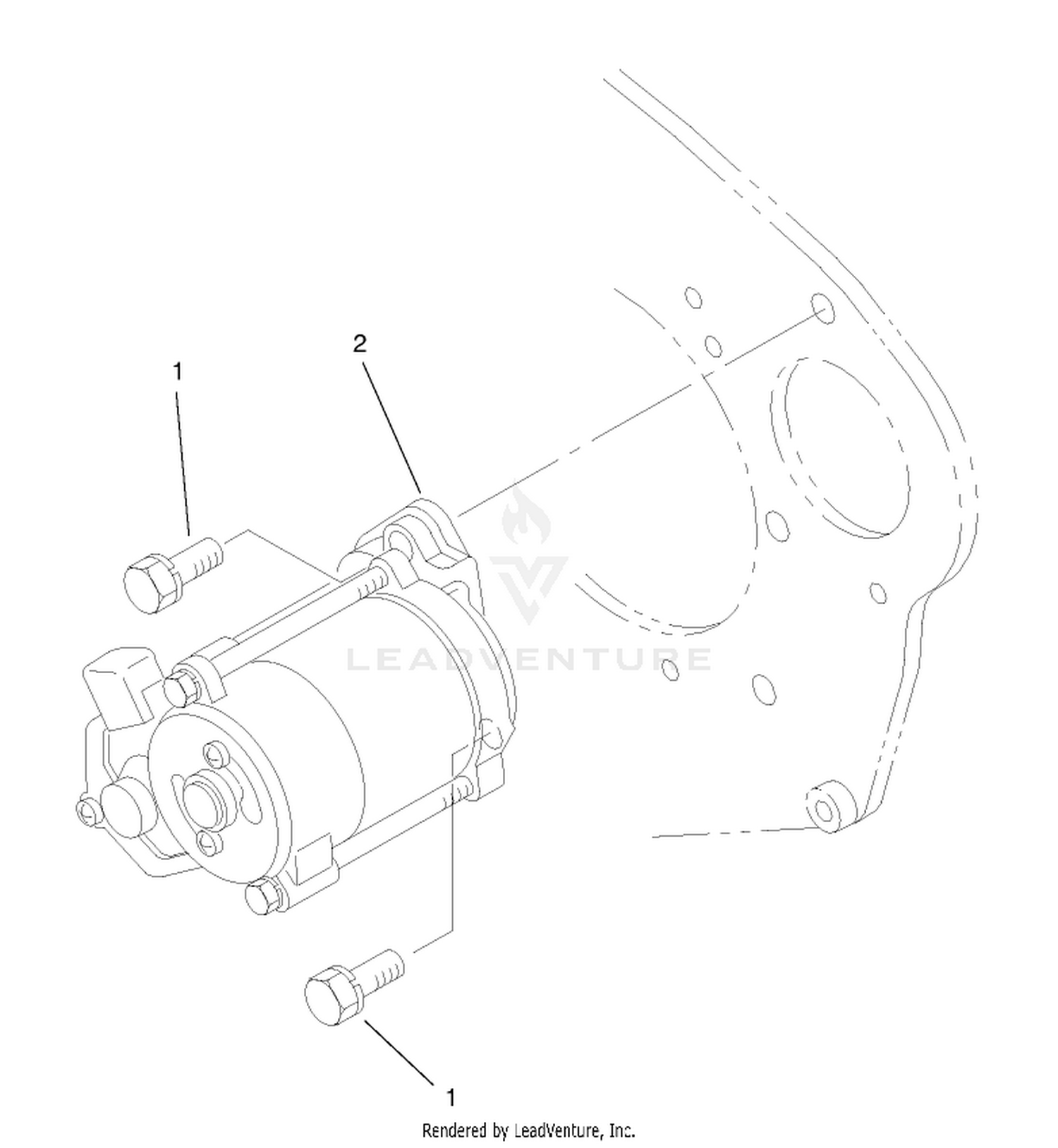 Starter Mount Assembly