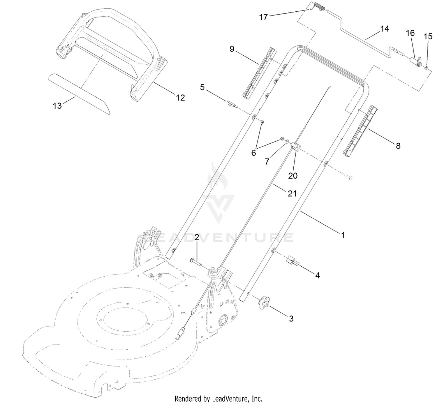 Upper Handle Assembly