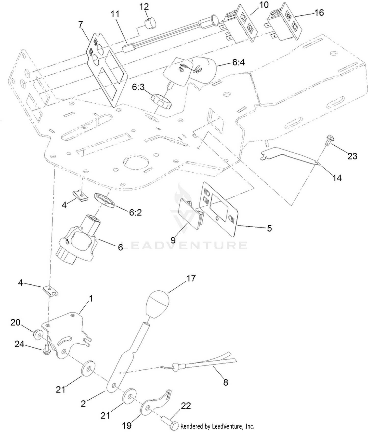 Ignition and Throttle Control Assembly