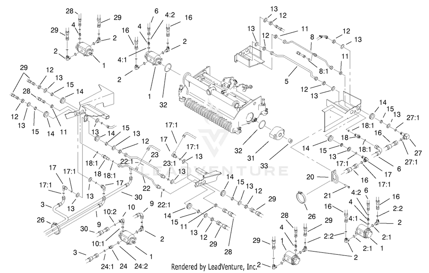 Reel Motor And Hose Assembly