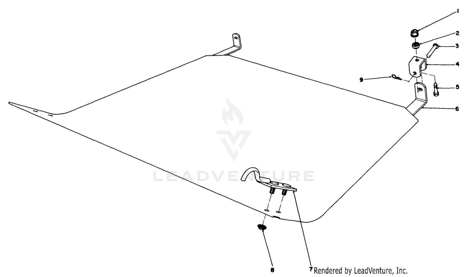 Tractor -Belly Shield- Assembly