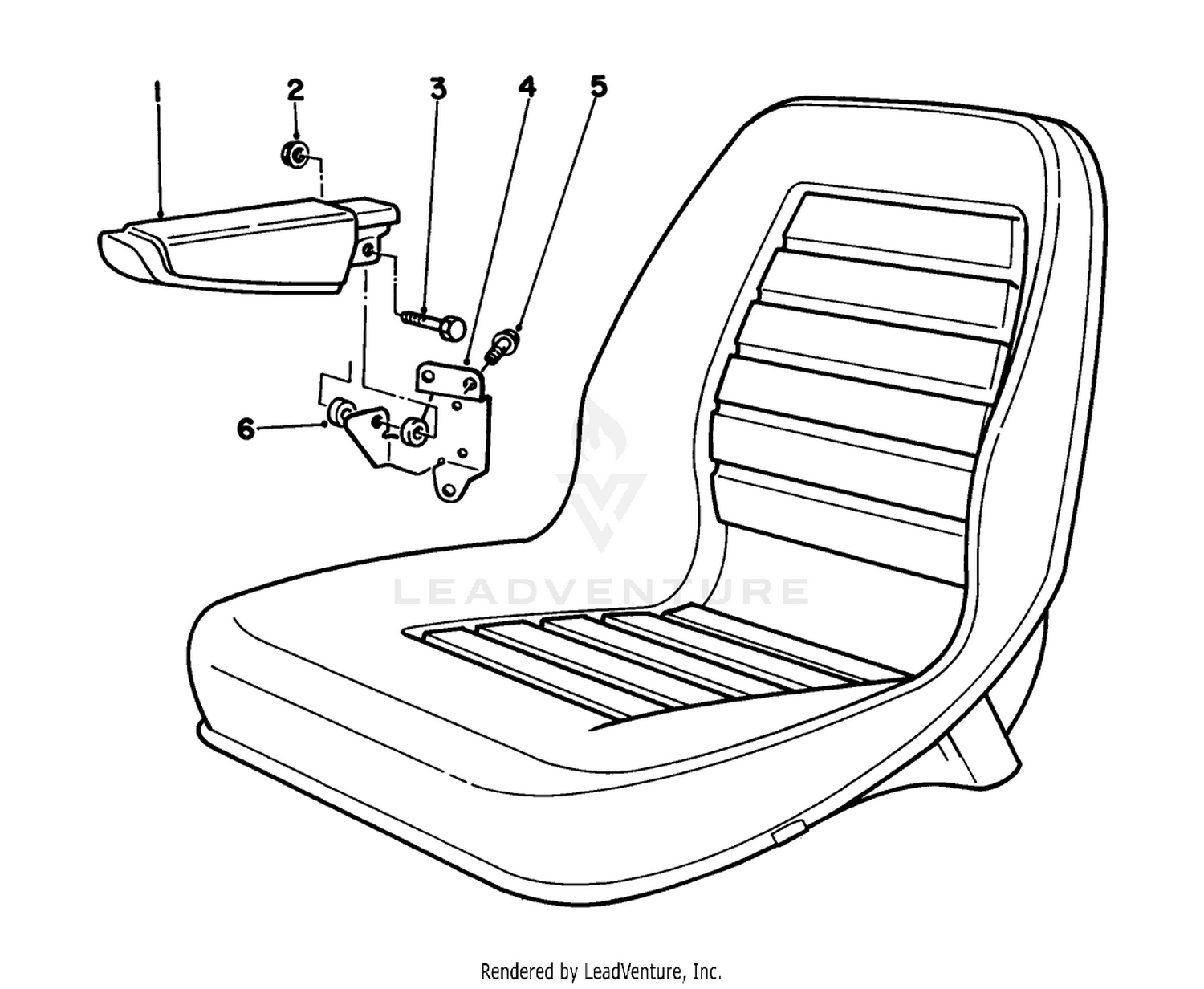 Armrest Kit Model No. 30707