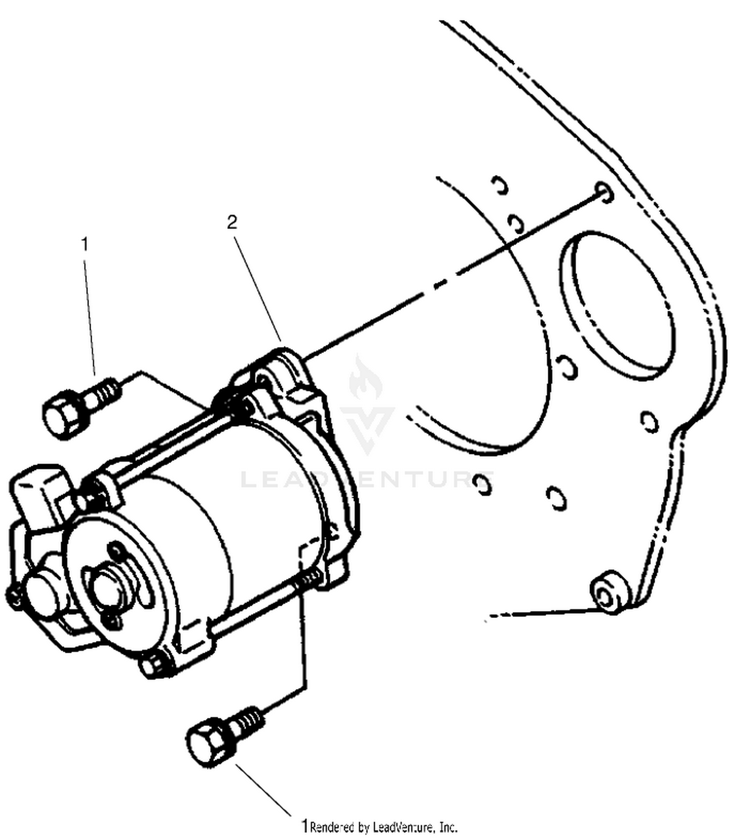 Starter Mount Assembly