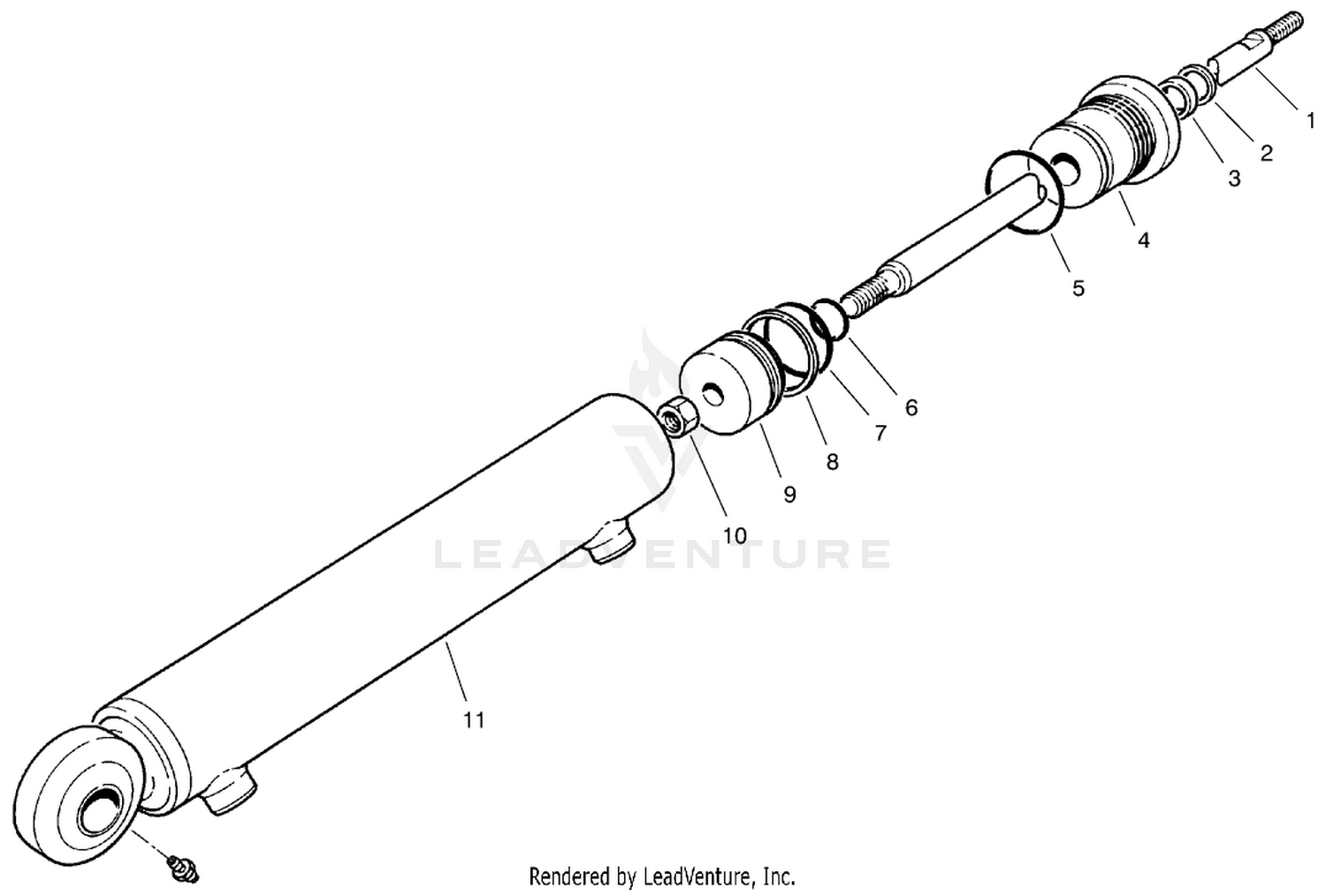 Steering Cylinder Part No. 92-7829