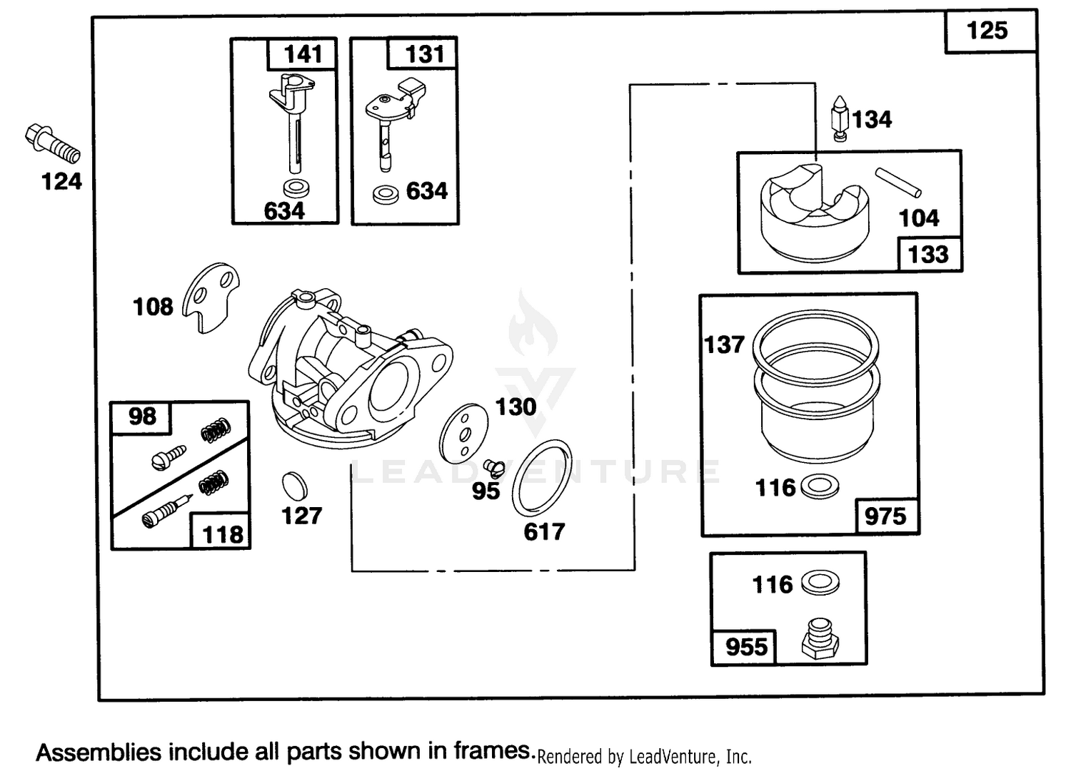 Engine Briggs  Stratton Model 122702-0206-01 3