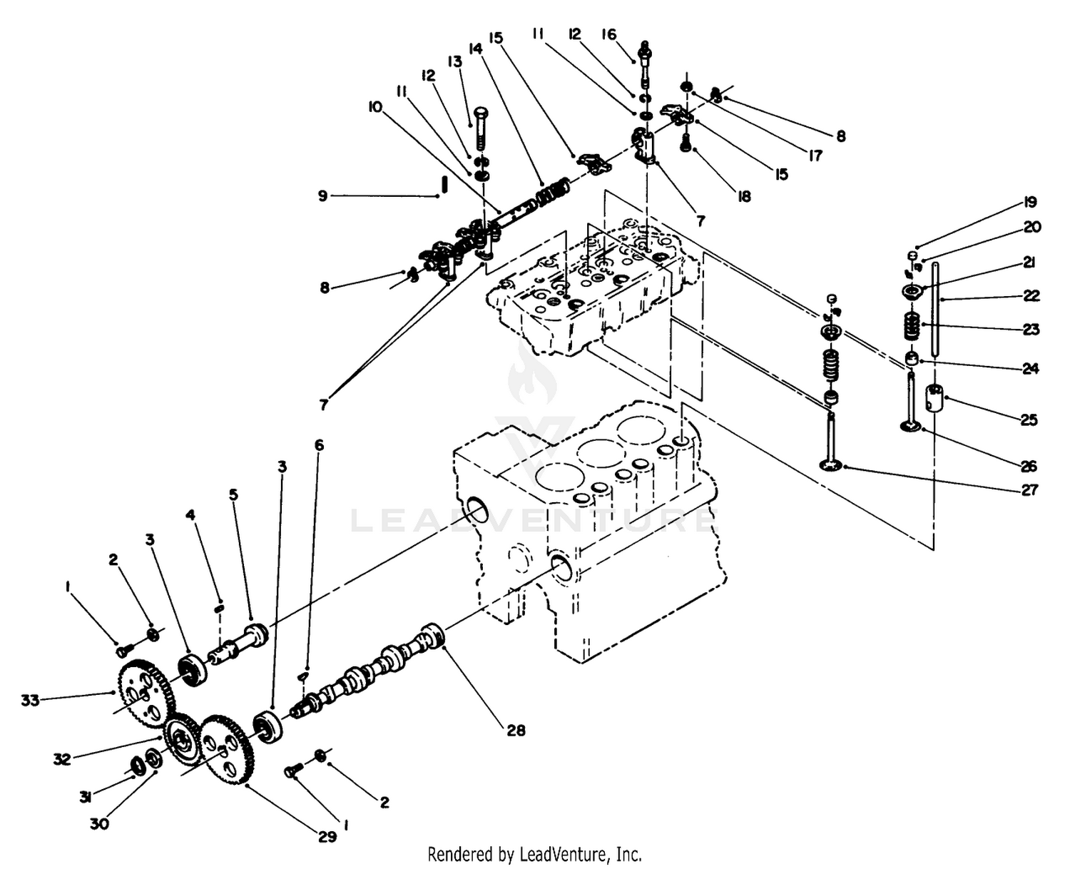 Camshaft  Valve Assembly