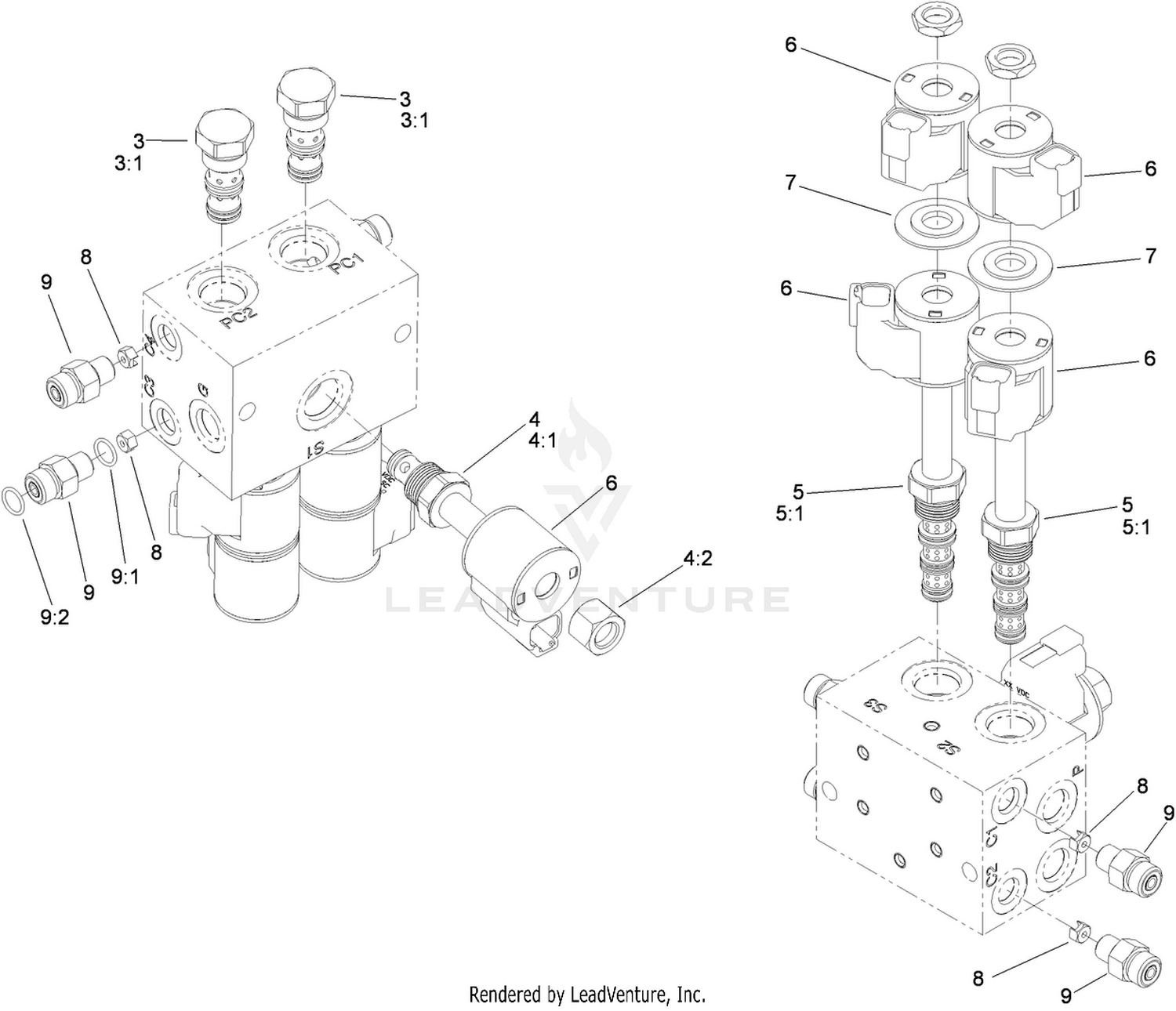 On-Off Boom Lift Valve No. 117-0702