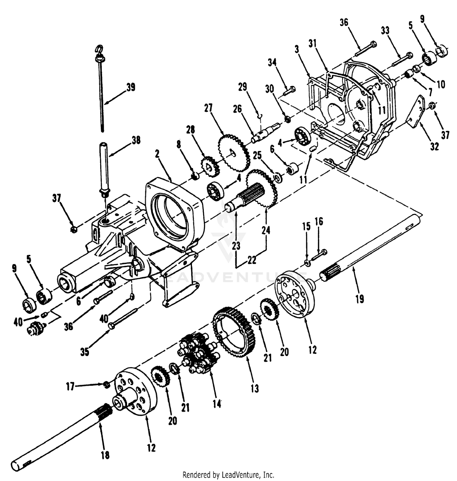 Transaxle 312-H, 416-H