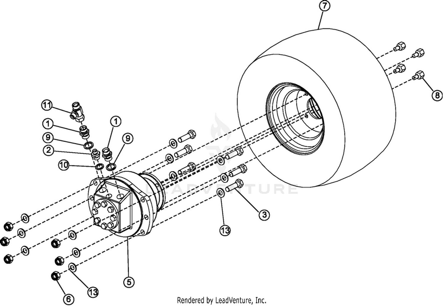 Rear Wheel Assembly