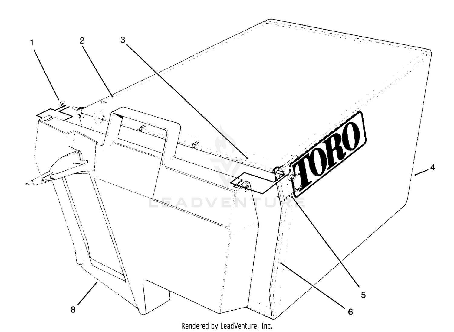 Grass Bag Assembly No. 11-0189