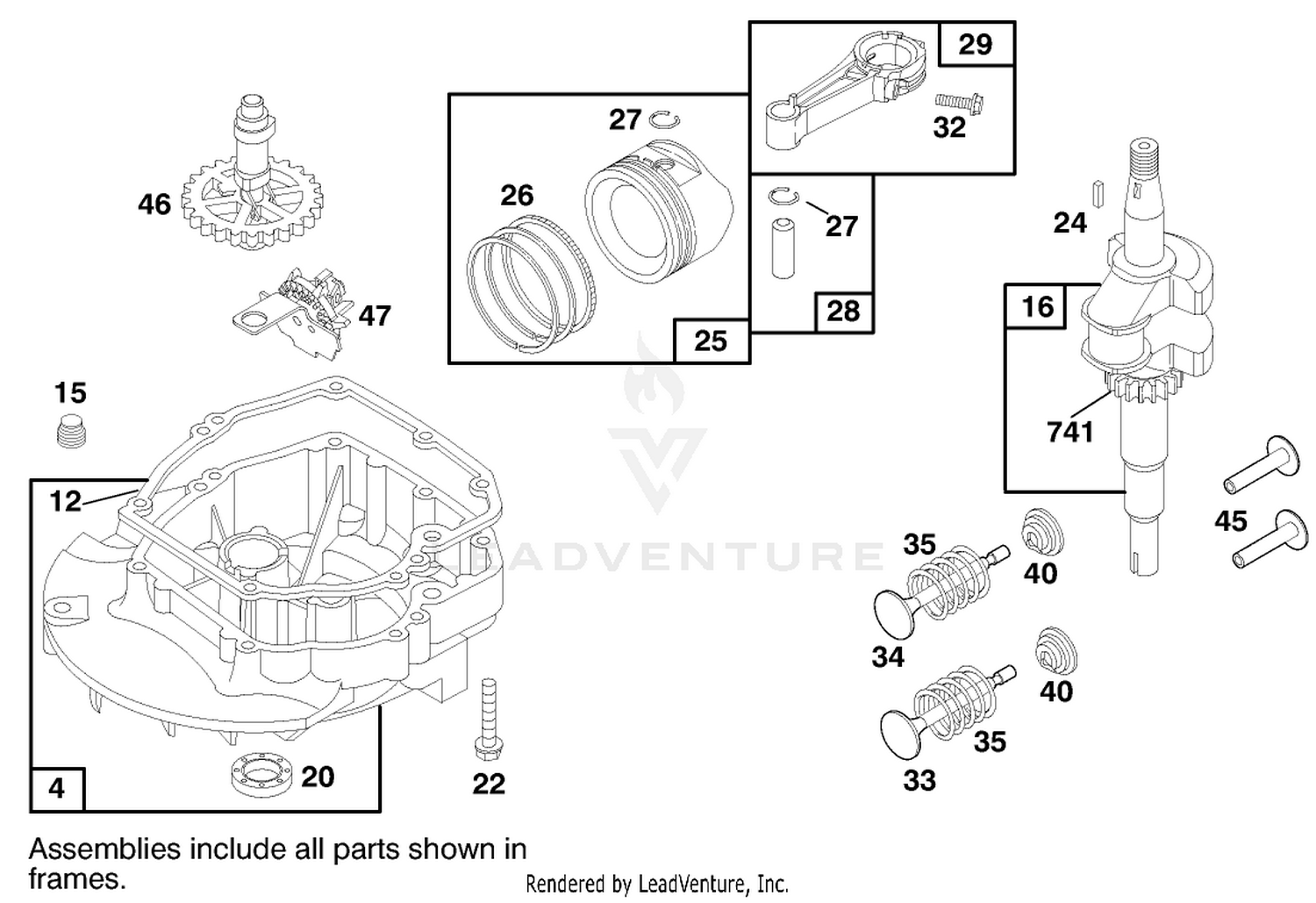 Engine Briggs  Stratton Model 12f802-0650-01 2