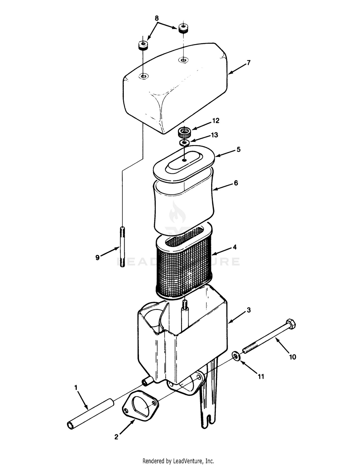 14hp Engine Air Cleaner Assembly