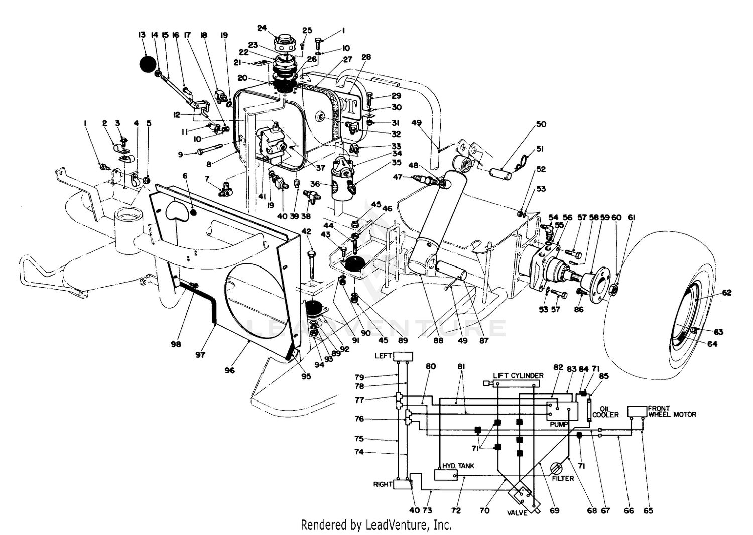 Hydraulic Tank And Systems Diagram