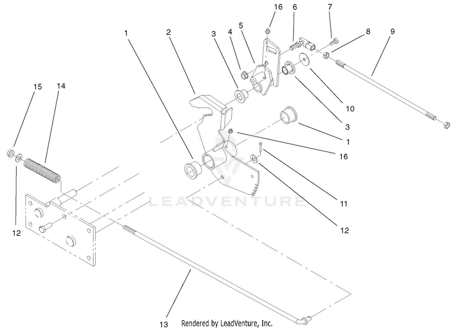 Parking Brake Lower Assembly