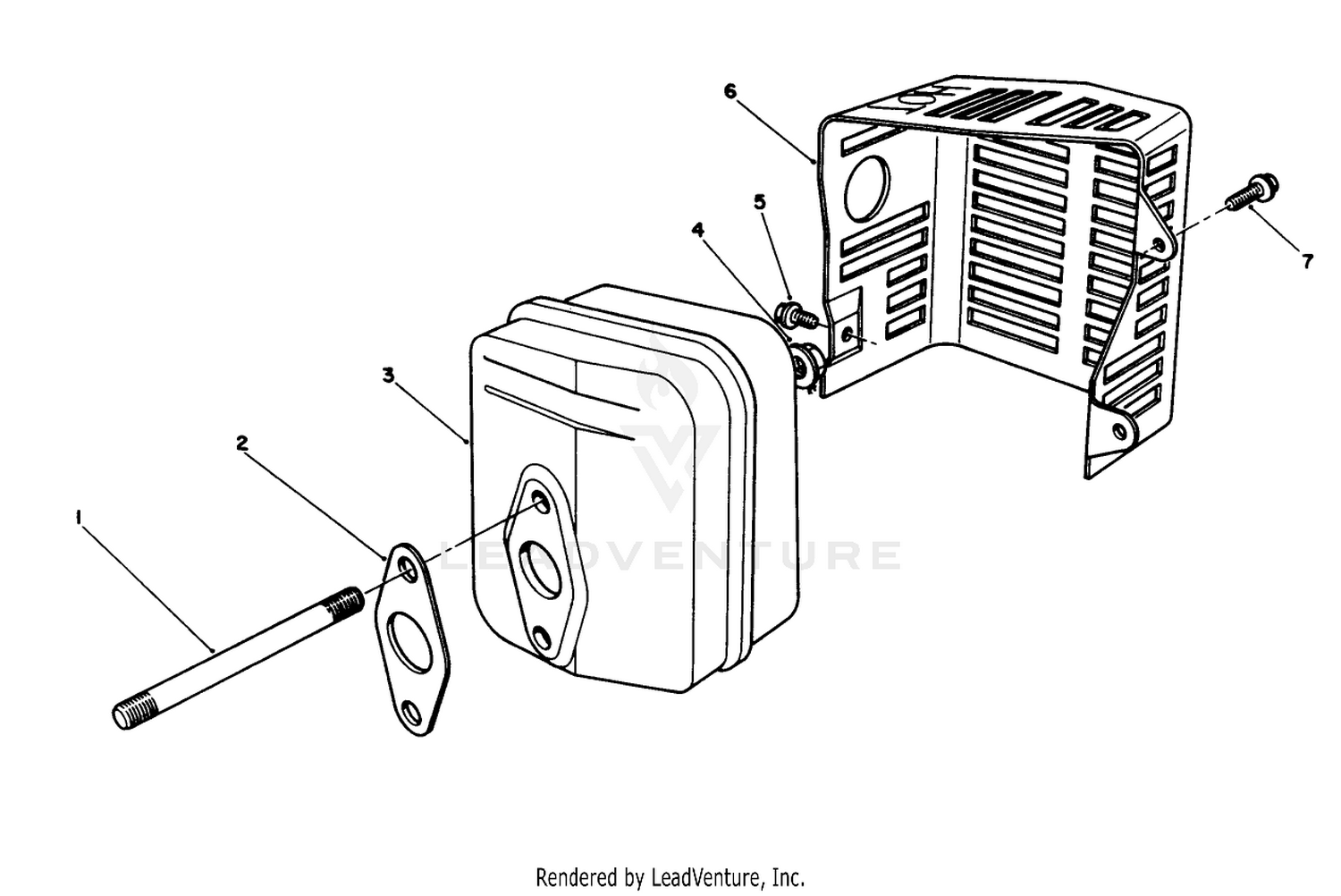 Muffler Assembly (model No. Vmj8)