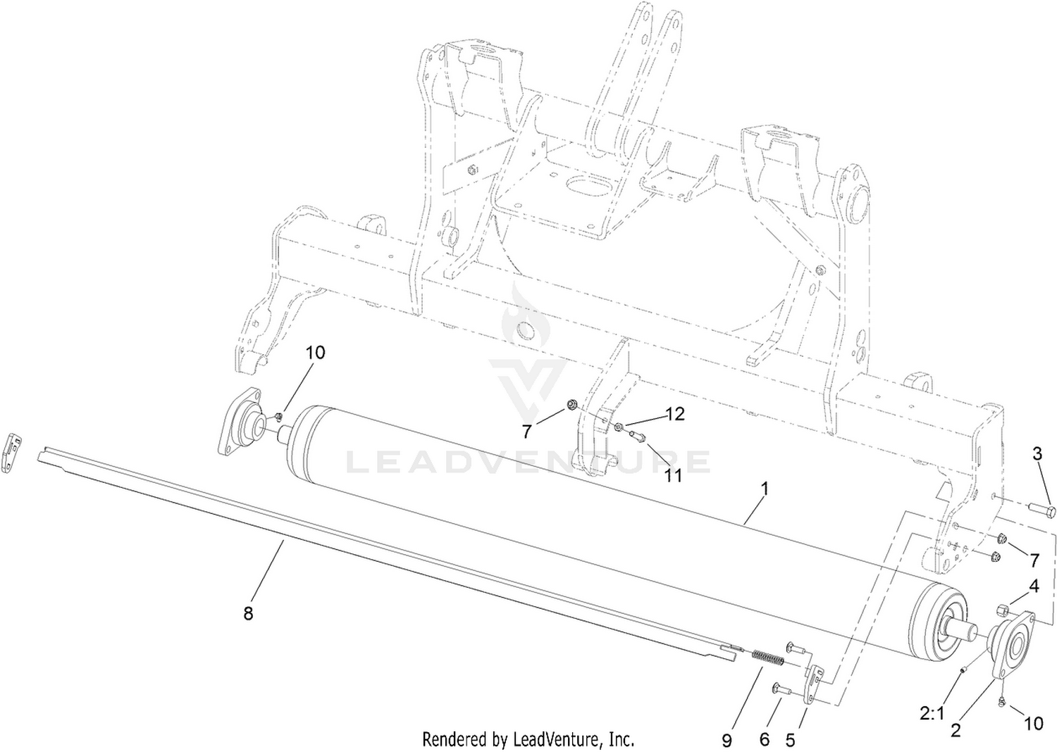 Roller and Scraper Assembly