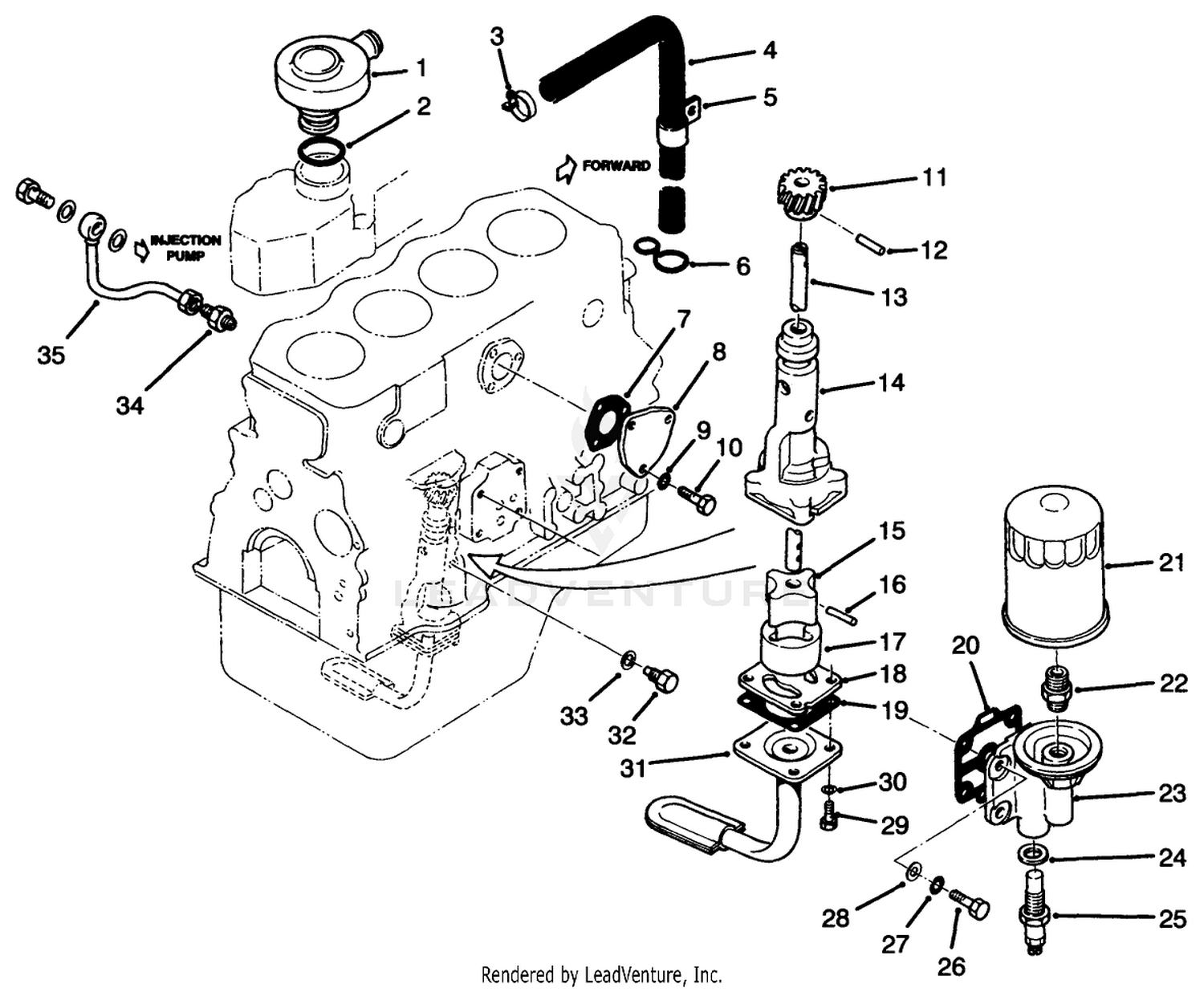Oil Pump, Breather  Filter