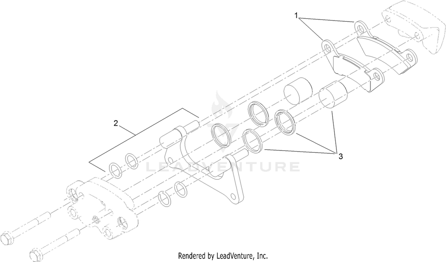 Brake Caliper Assembly No. 127-7424