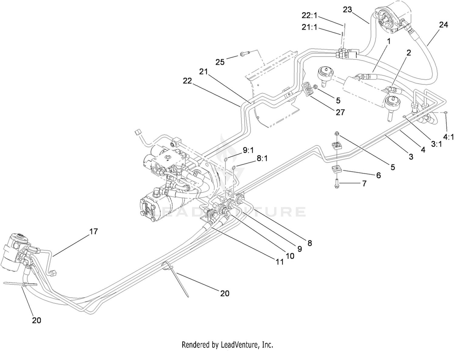 Steering Hydraulic Assembly