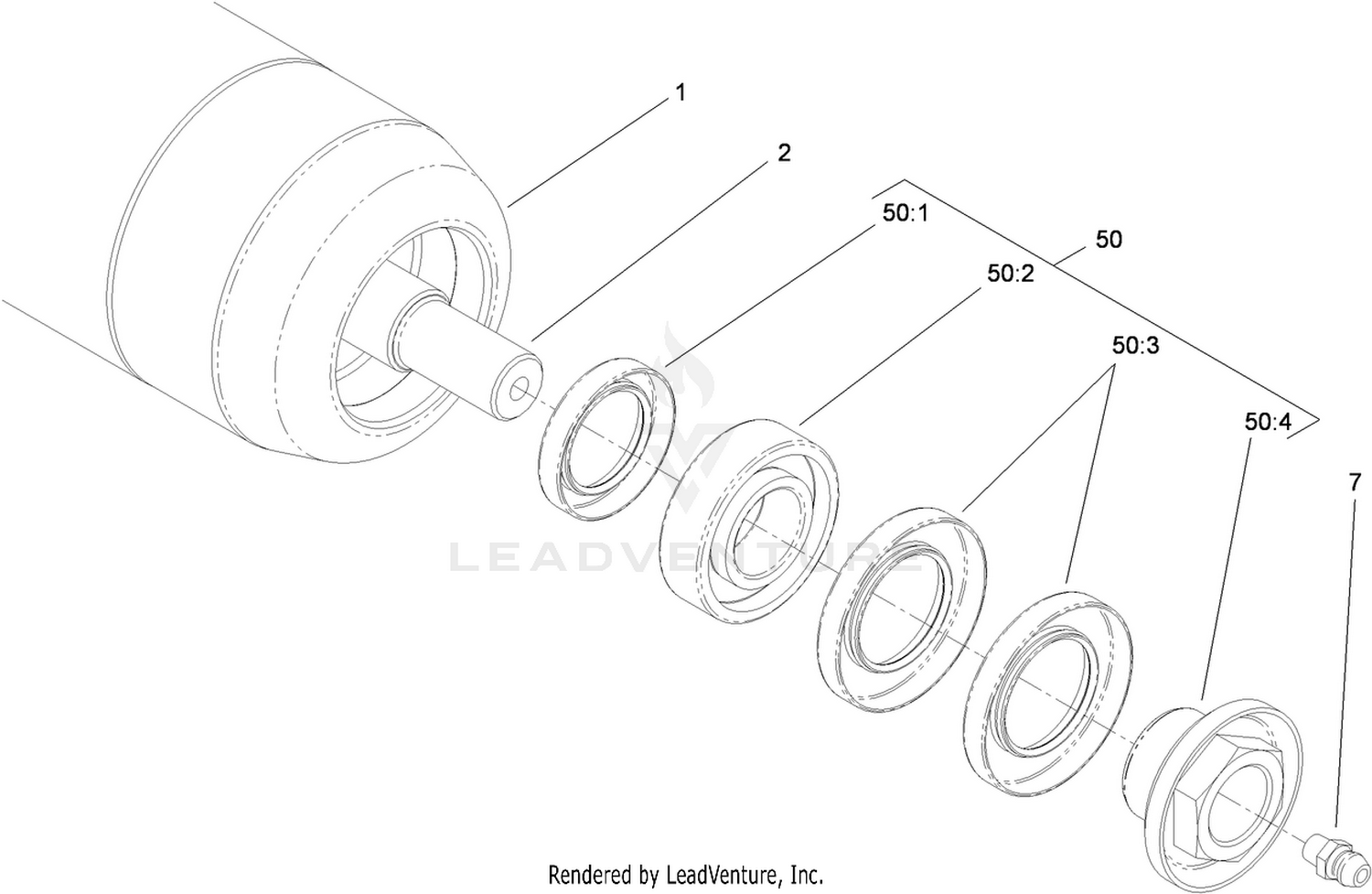 Long Roller Assembly No. 112-8915