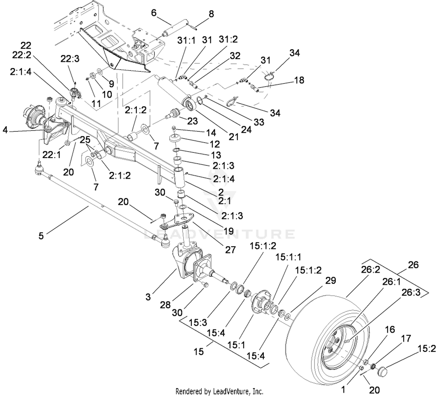 Rear Axle Assembly