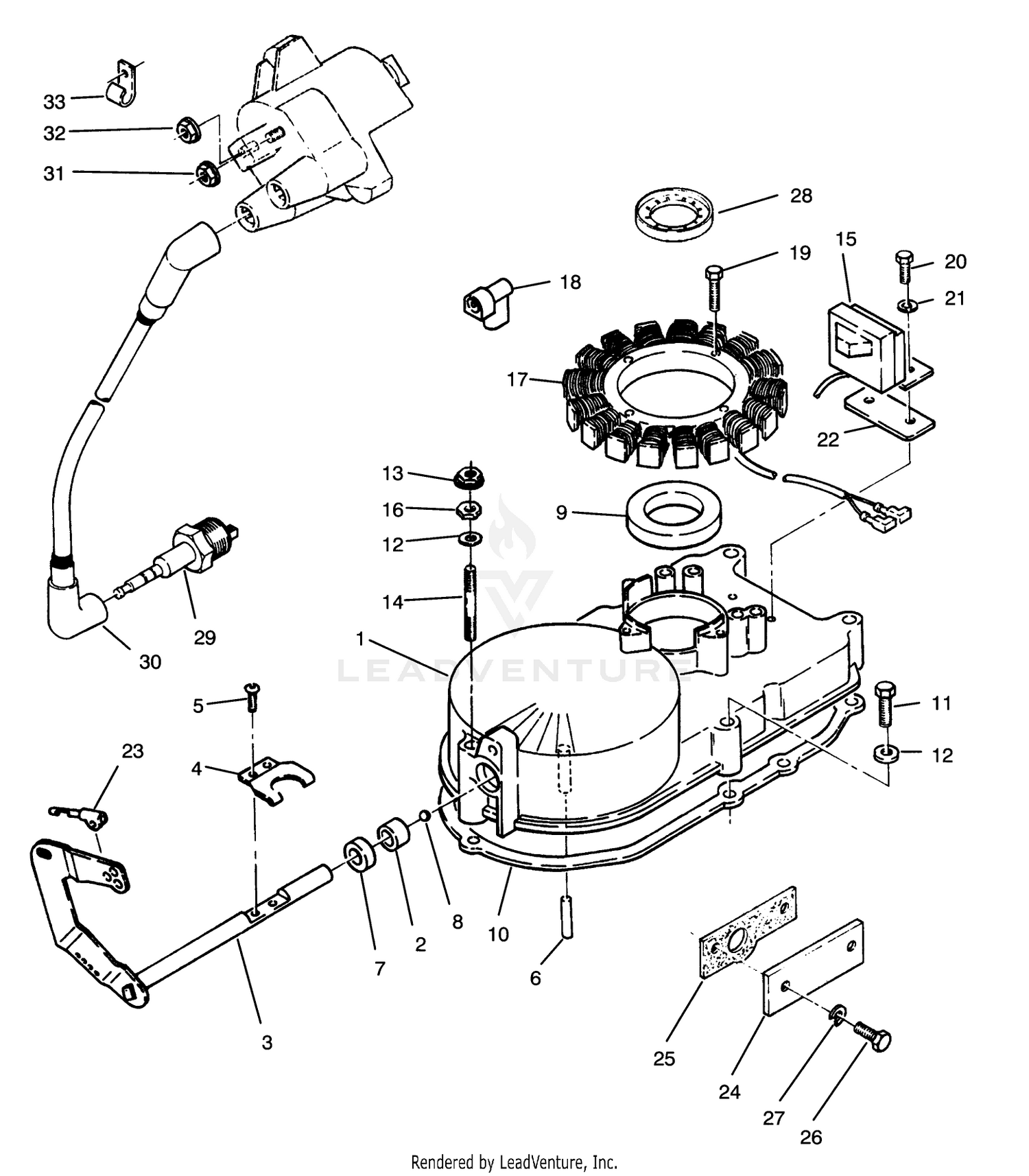 Gearcase  Ignition Assembly