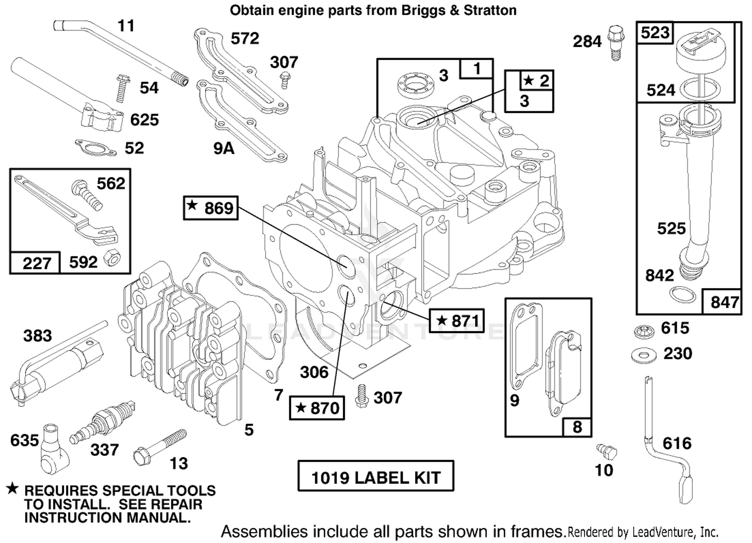 Engine Briggs  Stratton Model 12f802-0667-01