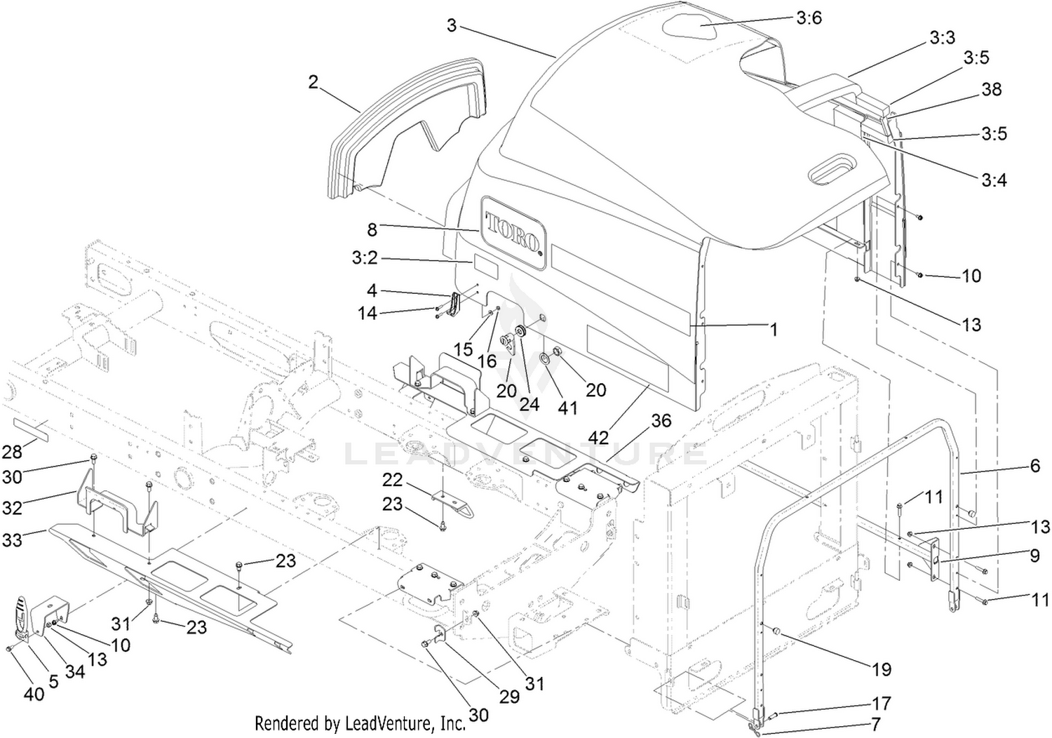 Hood and Body Panel Assembly