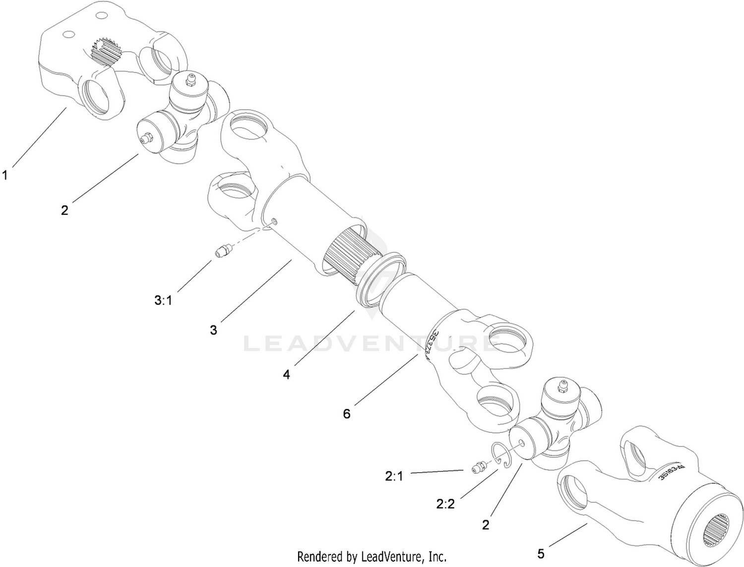 Driveshaft Assembly No. 114-8367