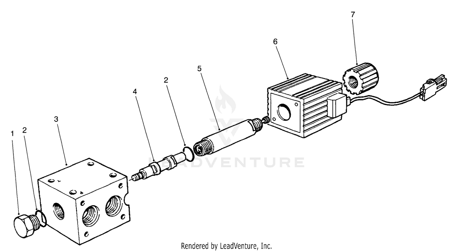 Solenoid Valve Assembly No. 76-9970 (model No. 30455 Only)