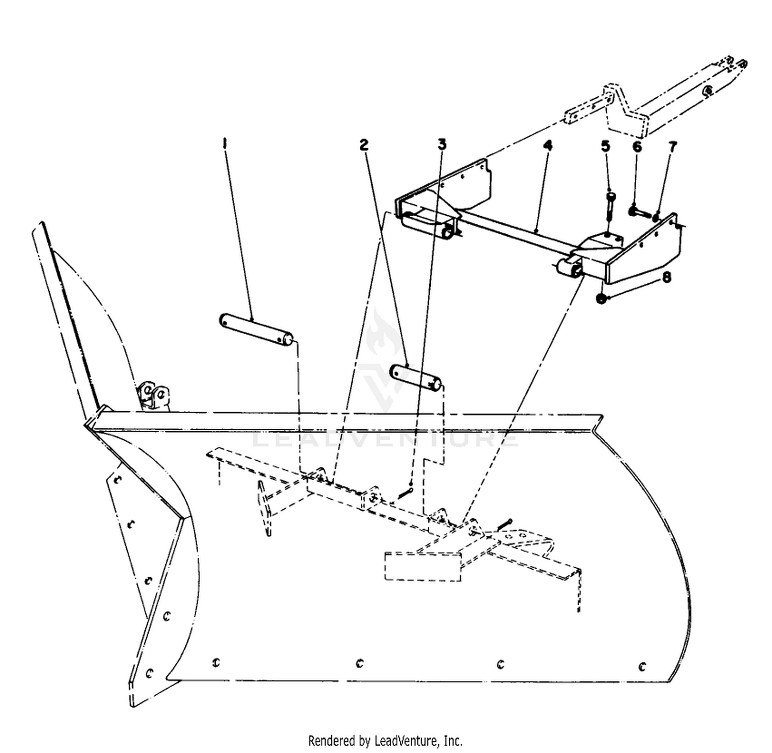 V-PLOW INSTALLATION KIT MODEL NO. 30749 (Optional)