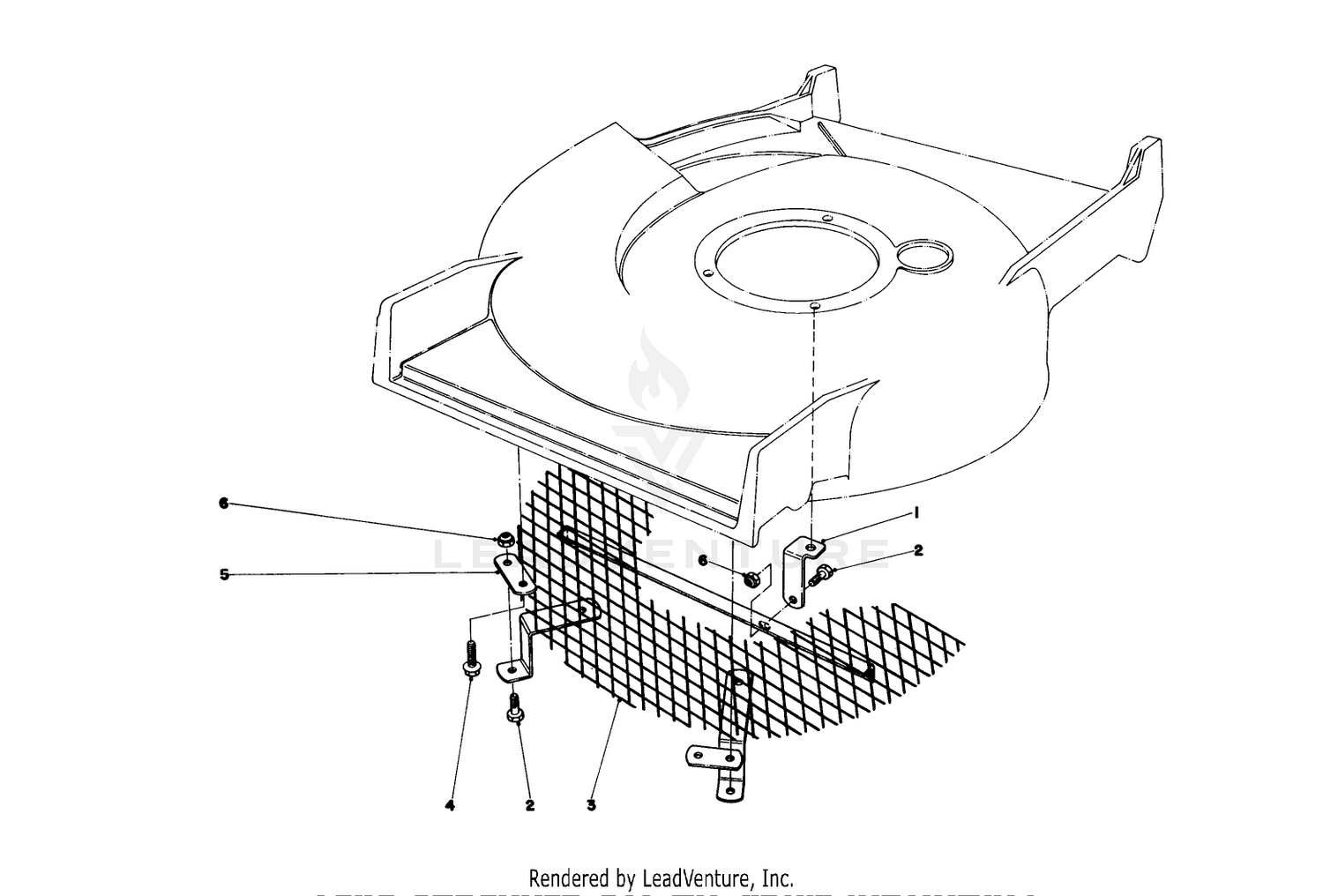 Leaf Shredder Kit No. 59105 (optional)