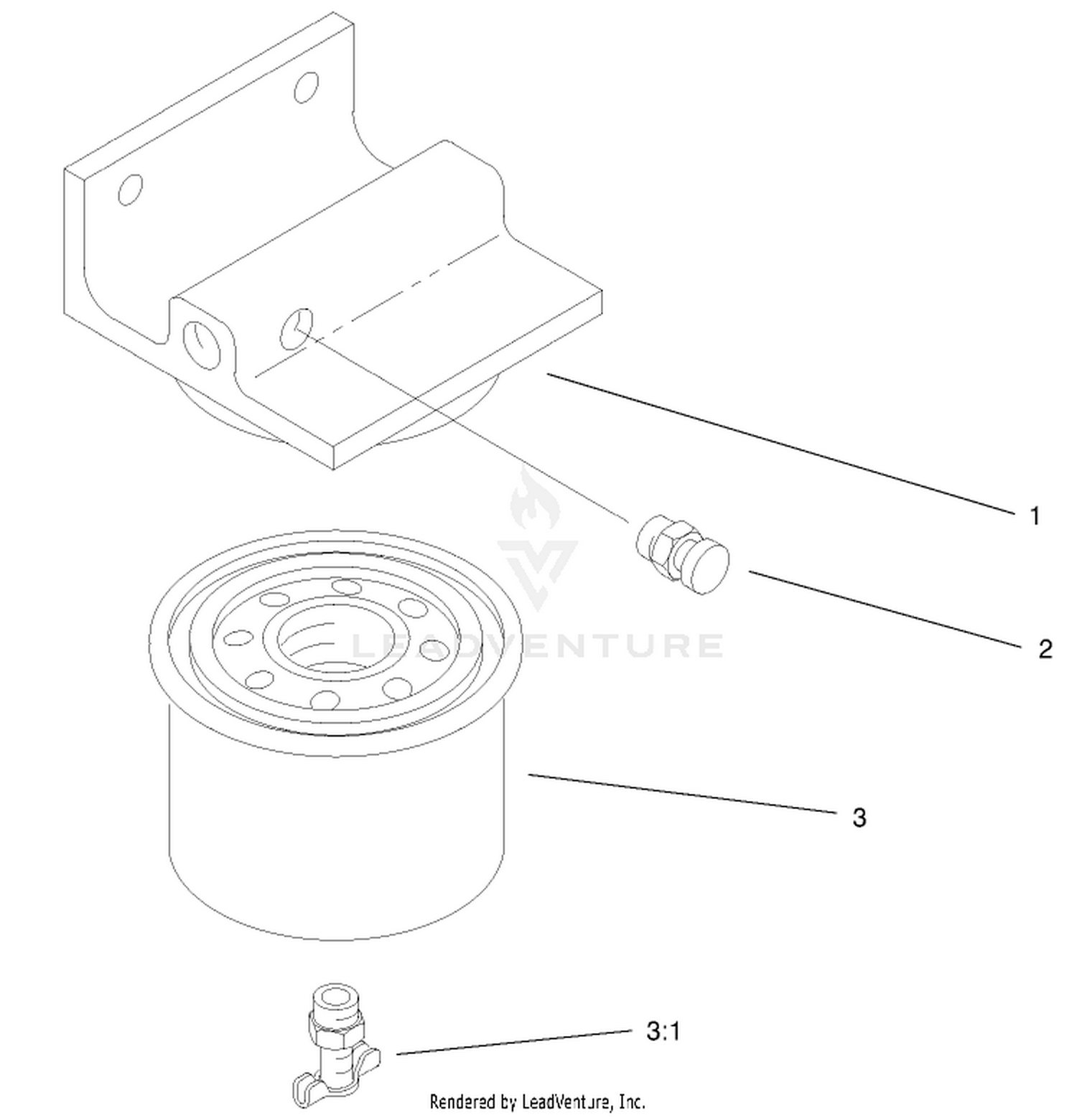Separator-Filter/water Assembly